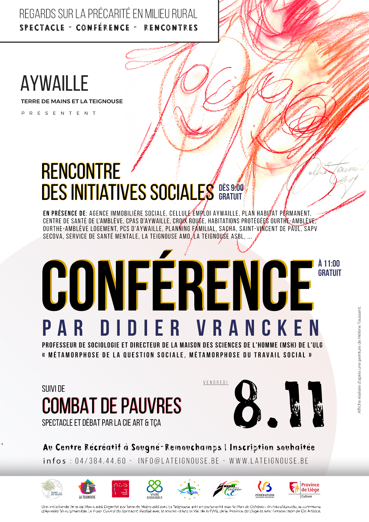 Combat de pauvres : spectacle, conférence et rencontres